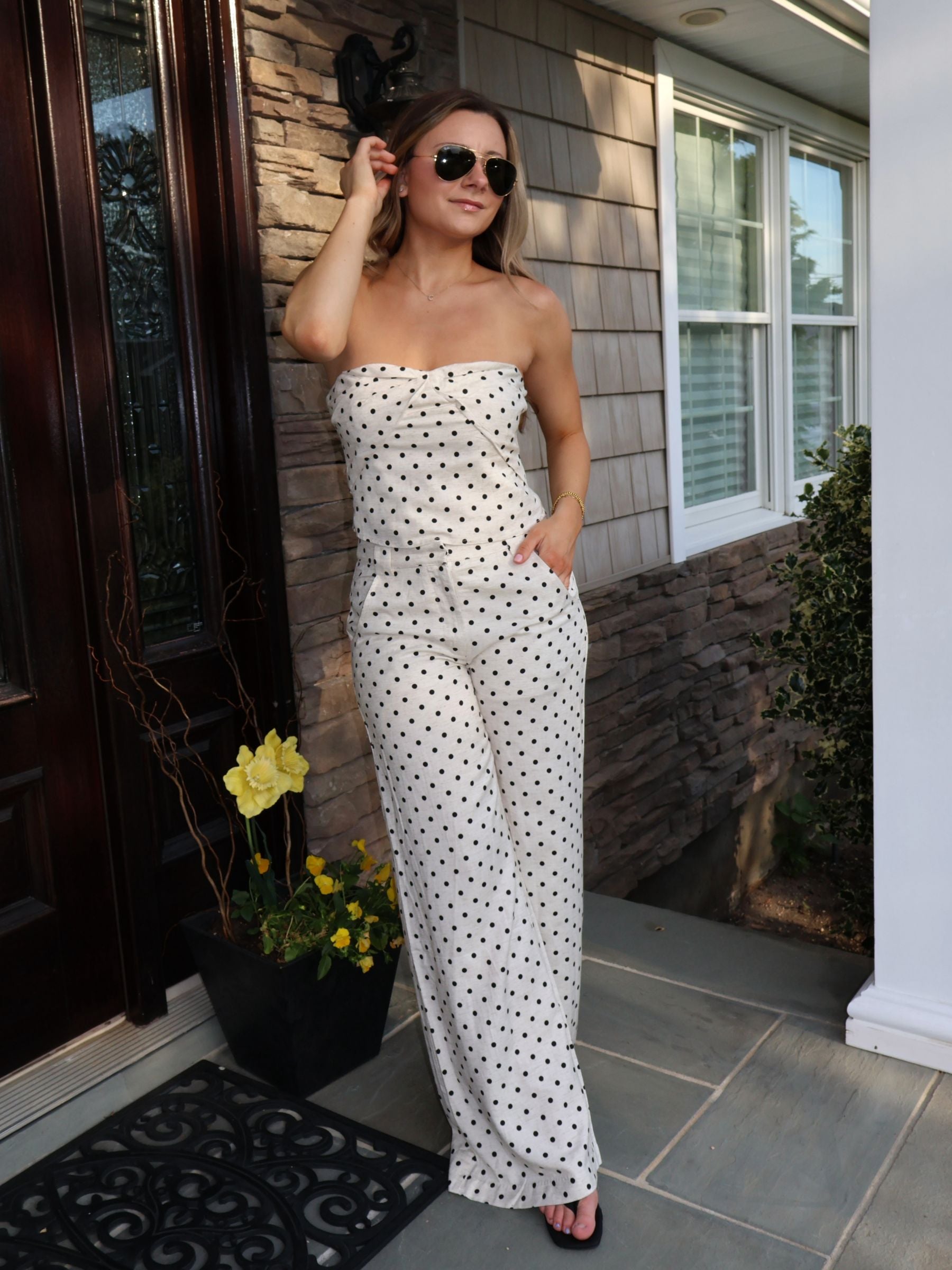 Capri Polka Dot Set