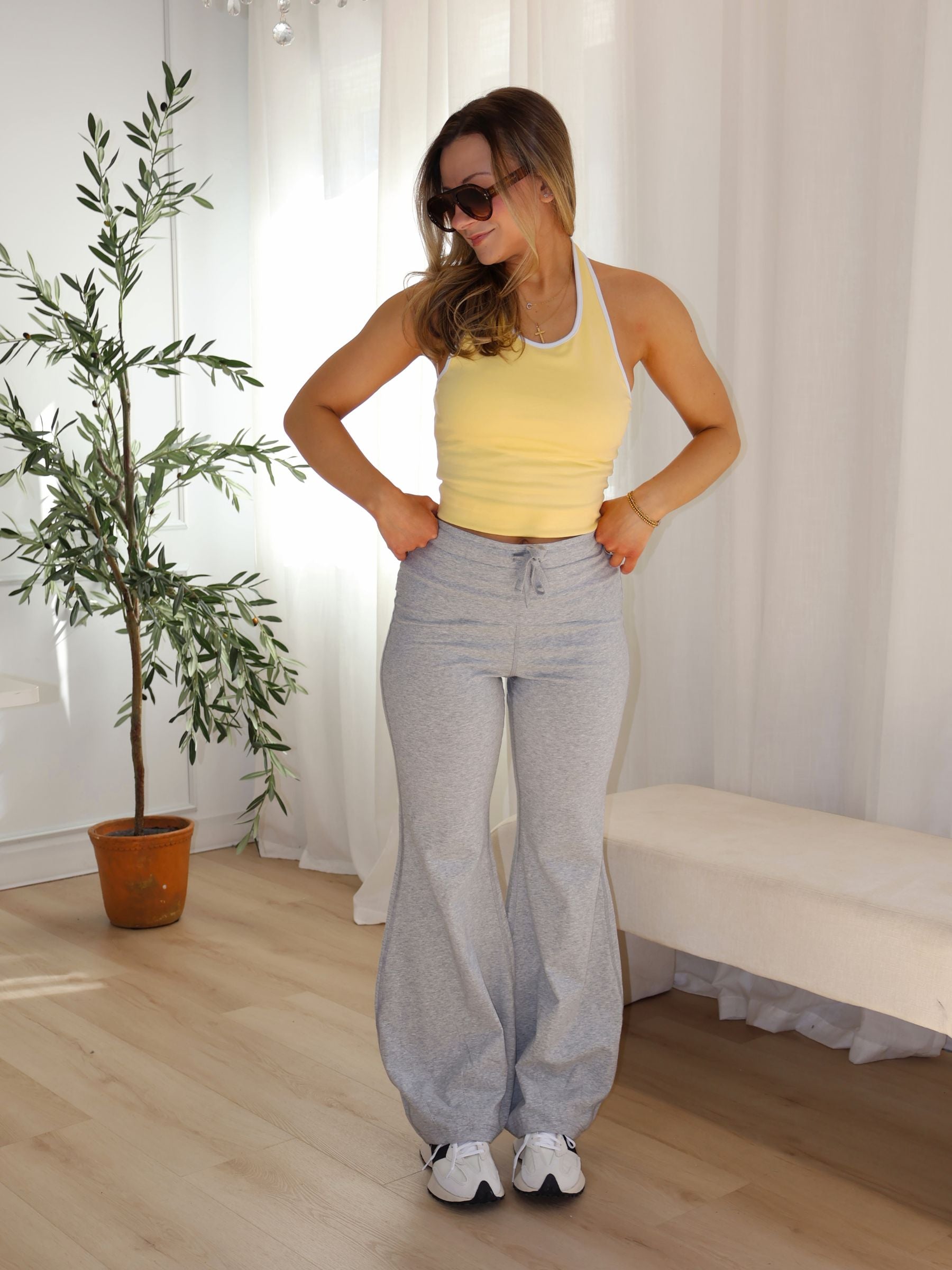 Sculpt Bubble Leggings - Heather Grey