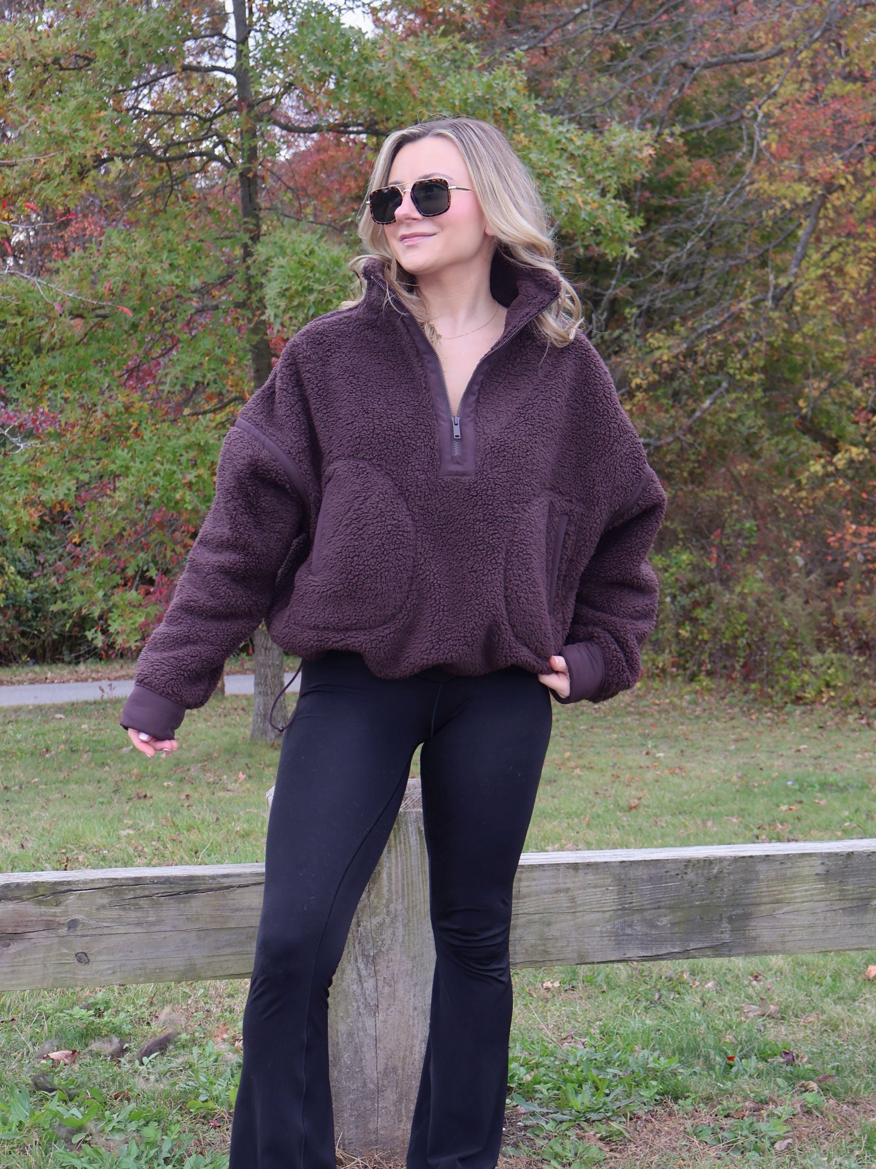 Coco Sherpa Quarter Zip