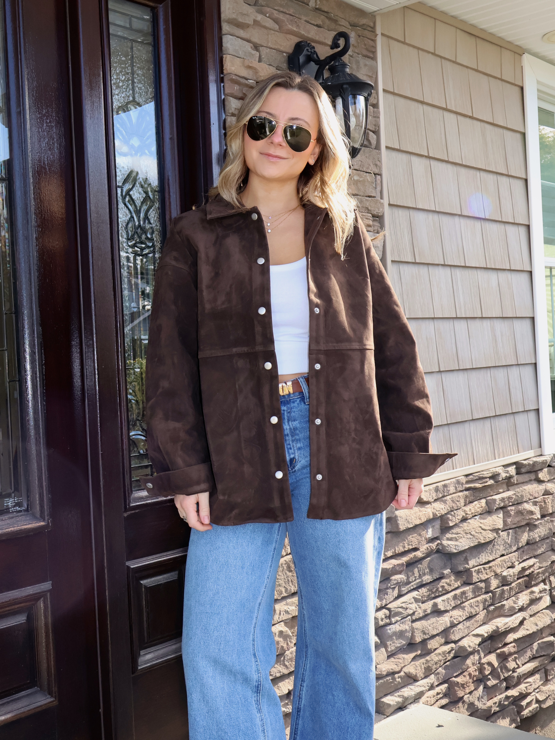 Bently Faux Suede Jacket