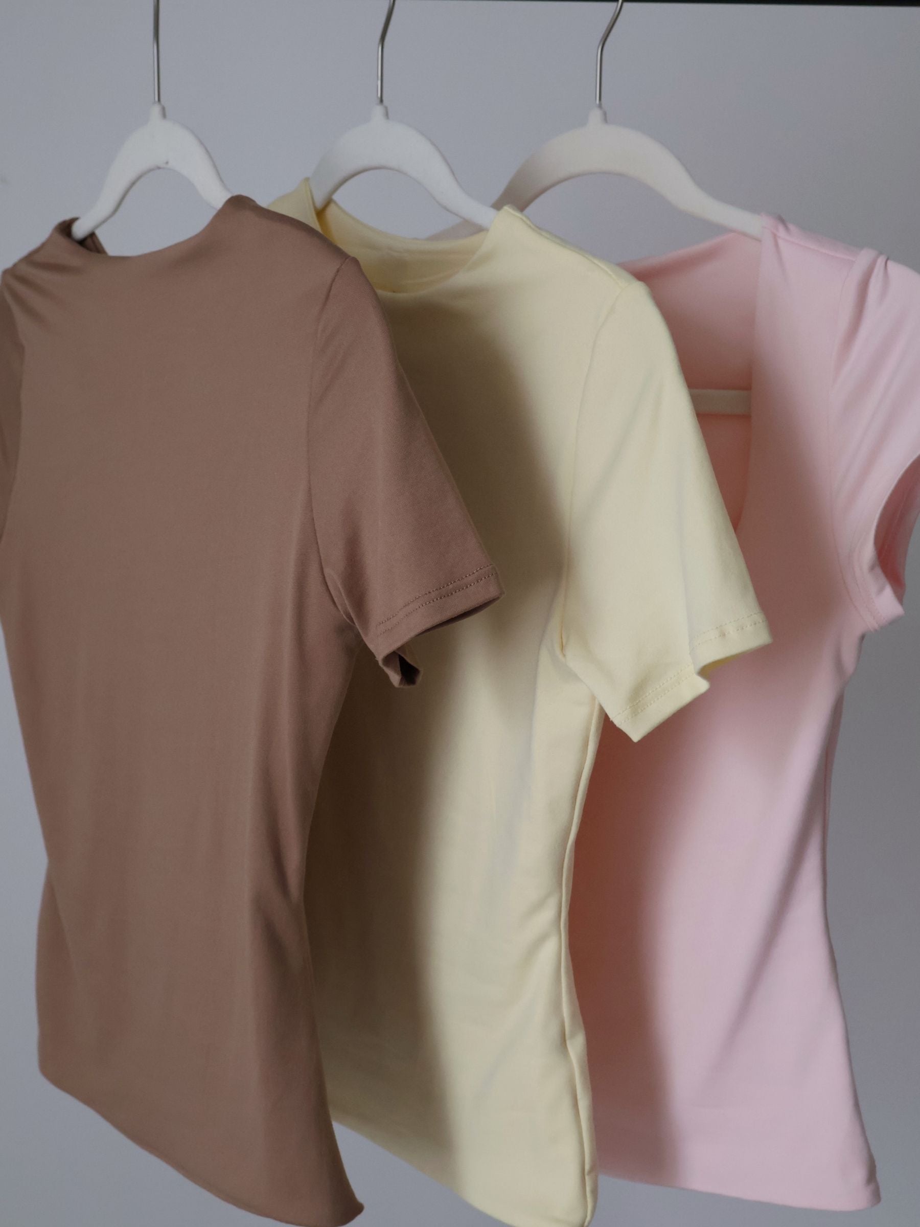 Clean Lines Short Sleeve Top // Mocha
