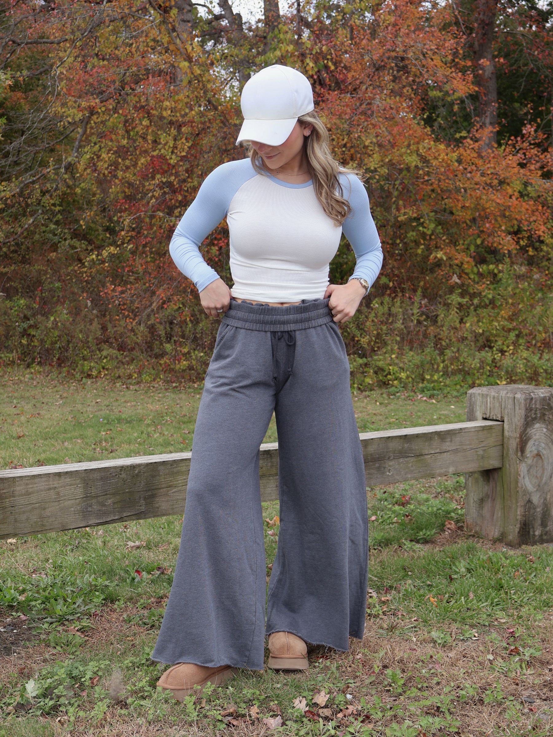 Carrie Long Sleeve - Light Blue