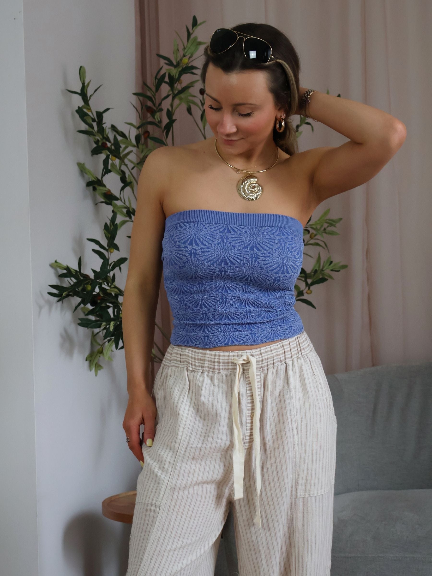 Morning Sun Top // Blue
