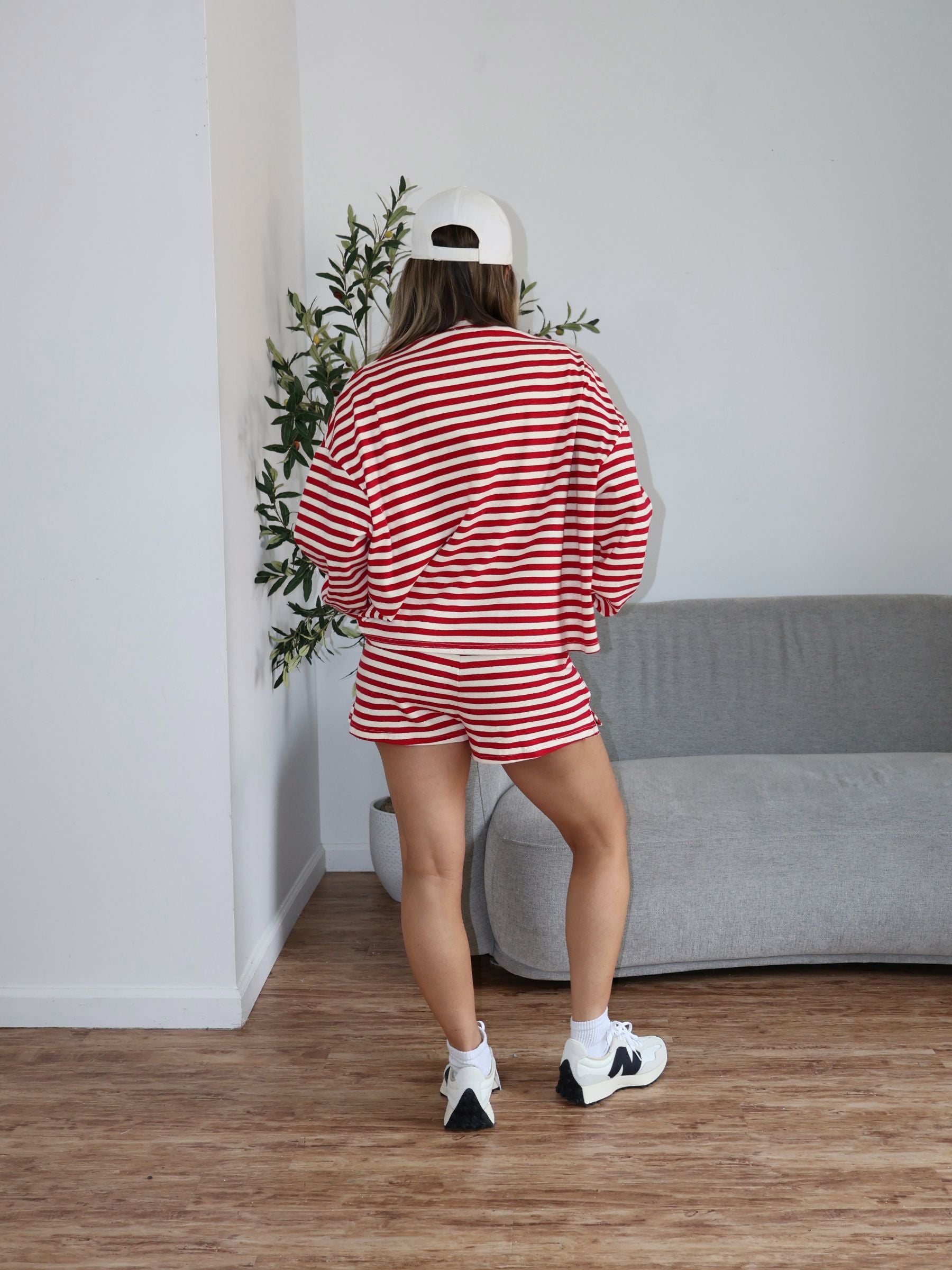 Ruby Striped Long Sleeve Top (Set)
