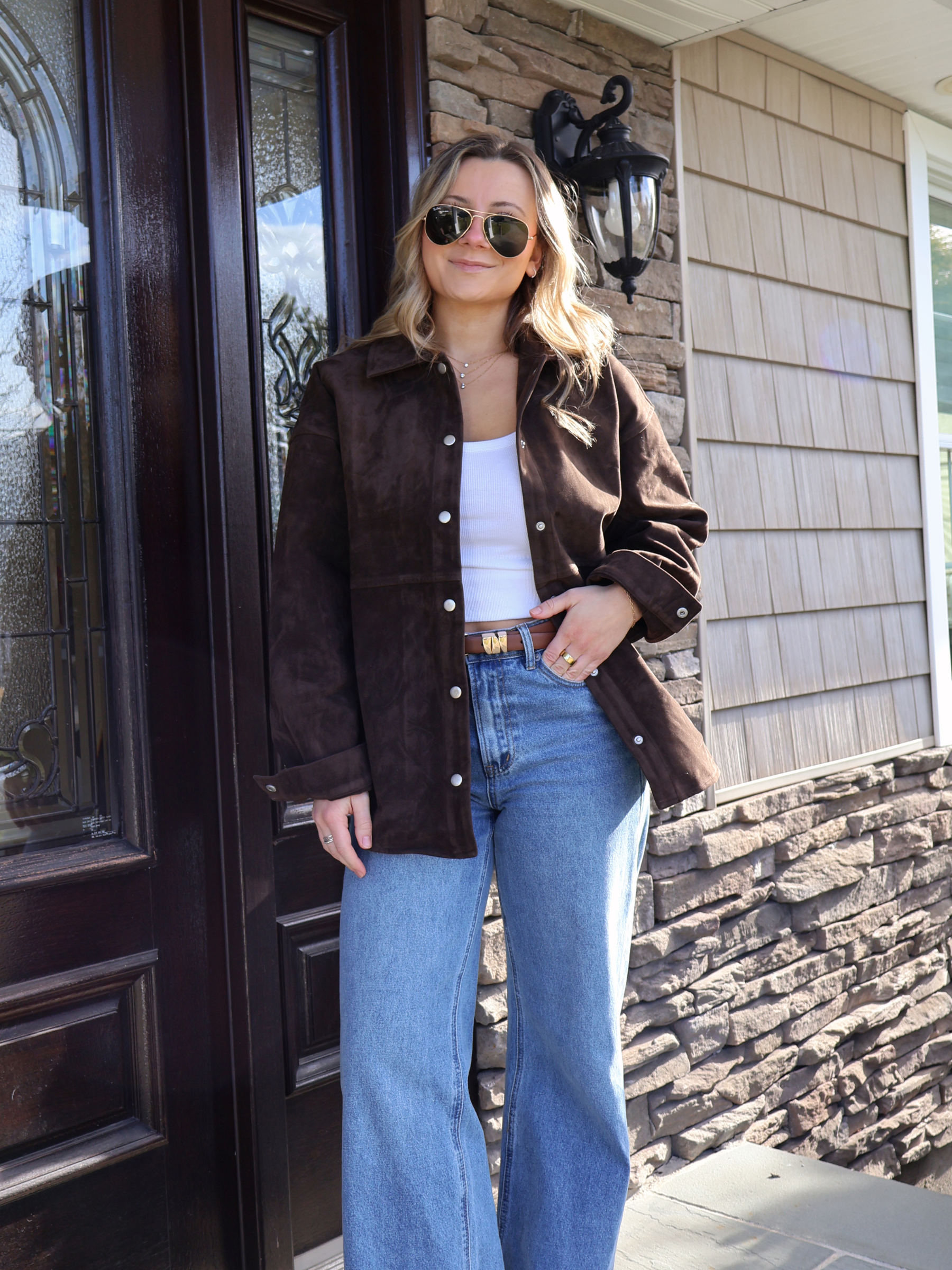 Bently Faux Suede Jacket