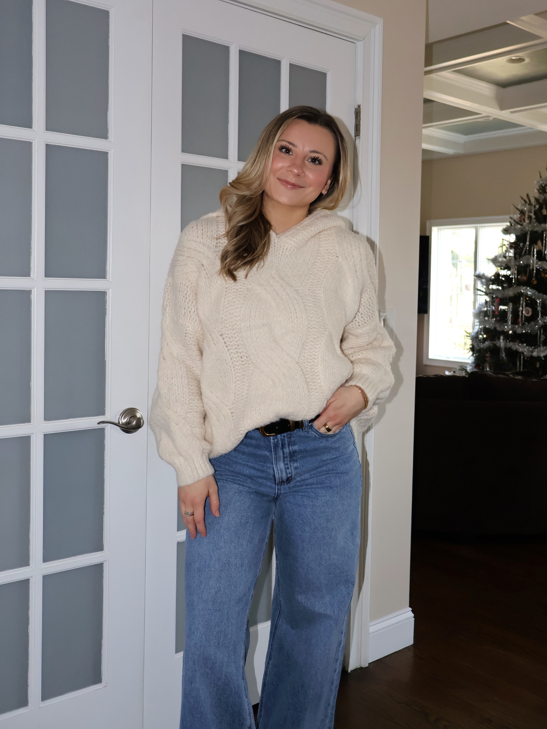 Ski Slopes Hooded Sweater