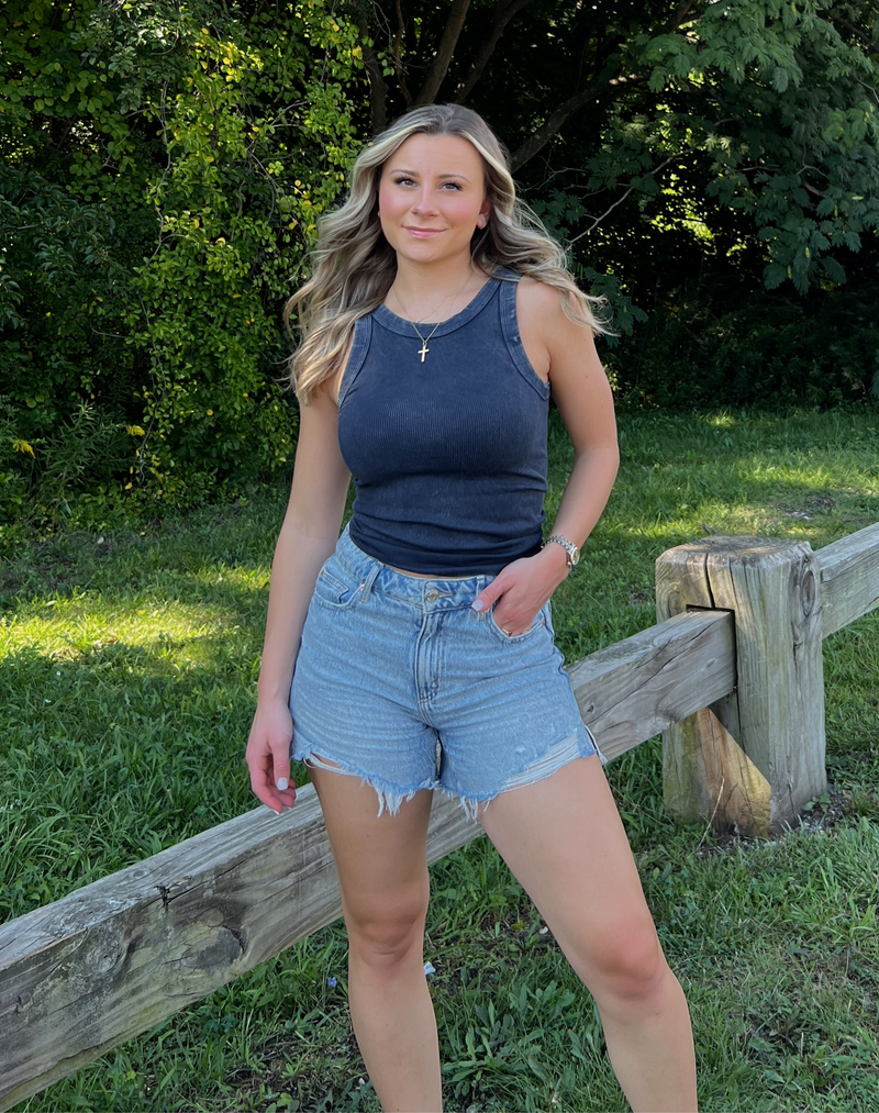 Classic Reversible Tank - Vintage Denim