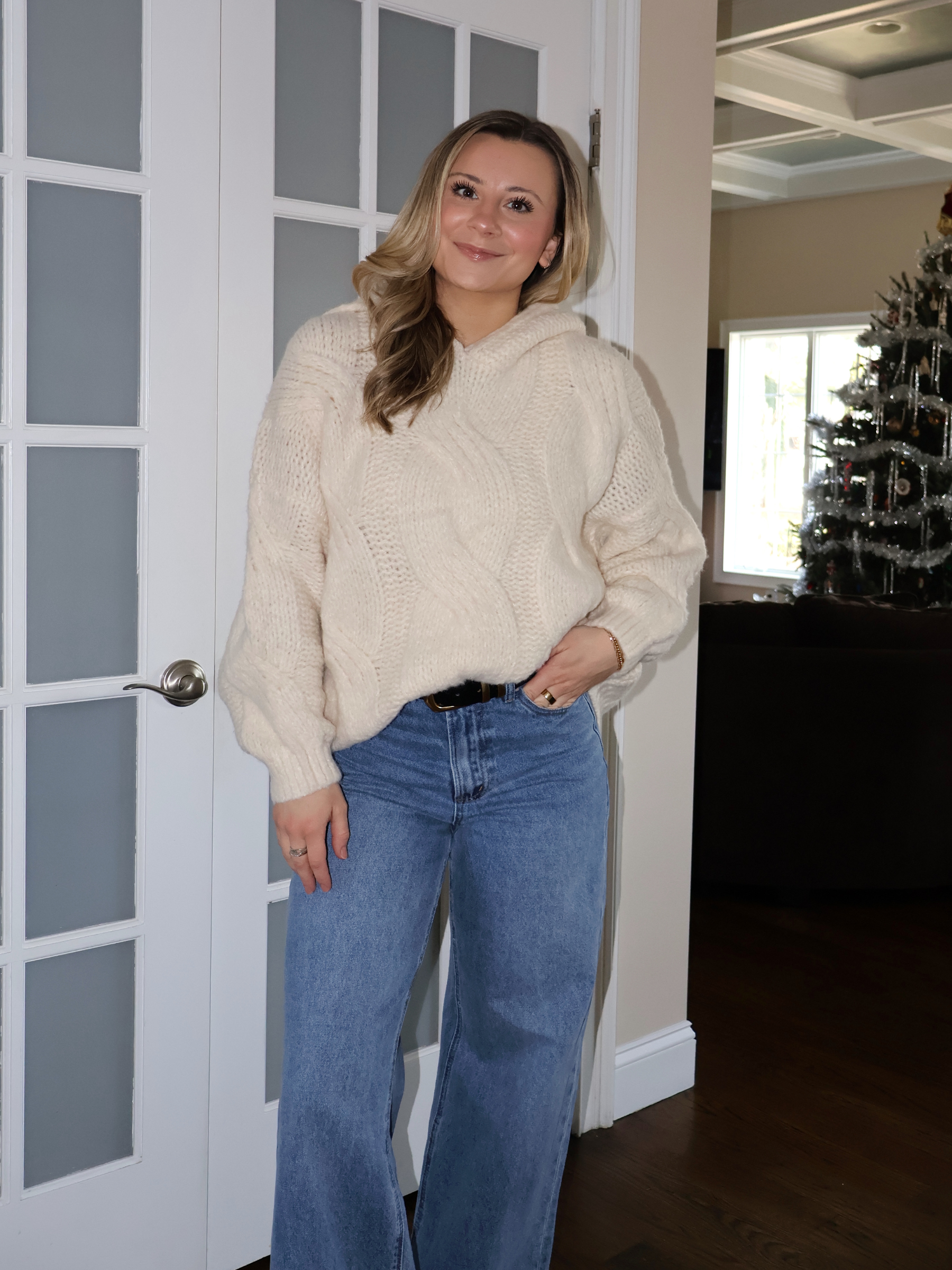 Ski Slopes Hooded Sweater