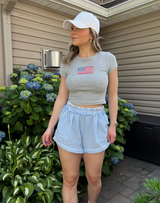 All American Cropped T-Shirt