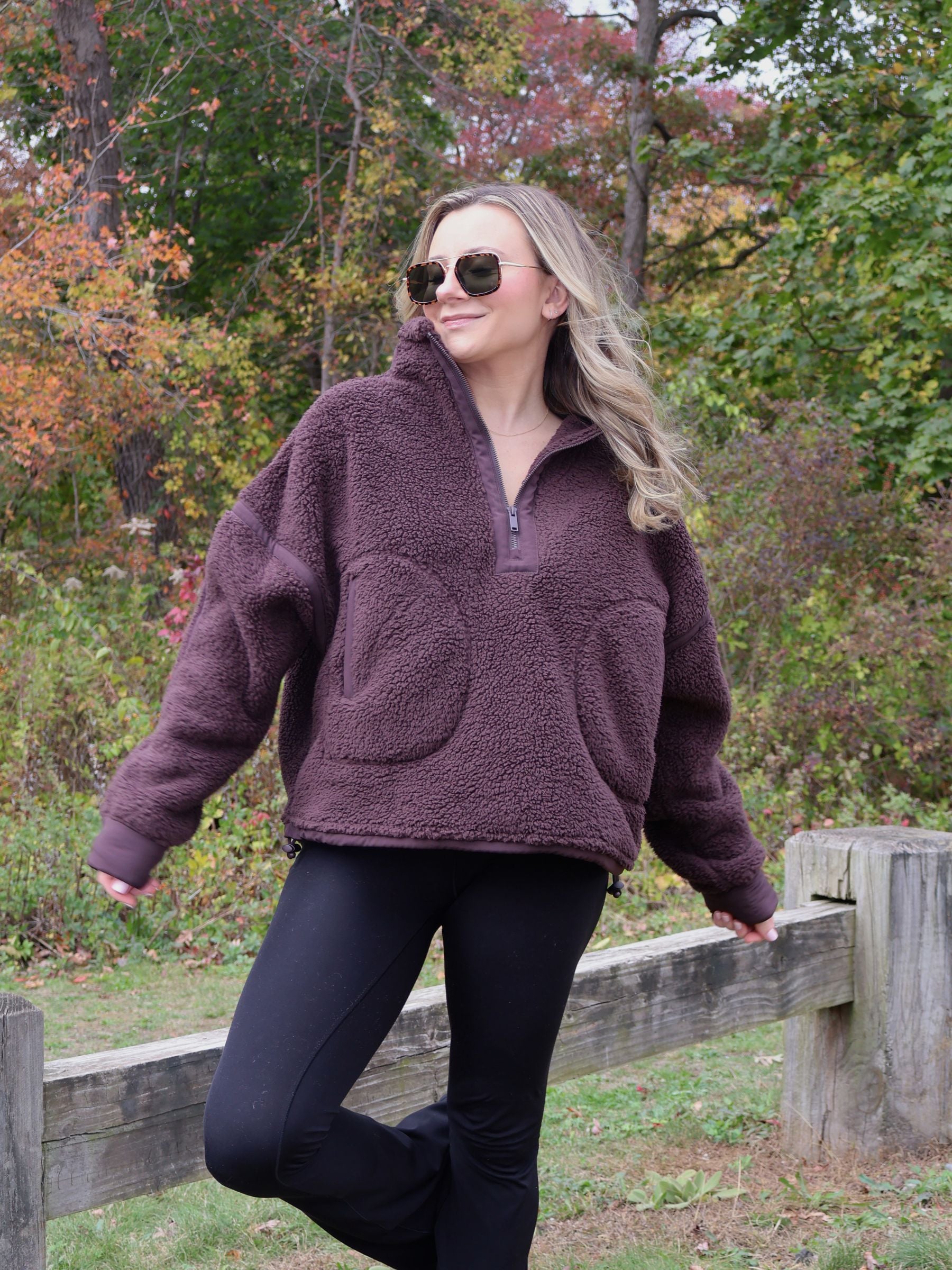 Coco Sherpa Quarter Zip