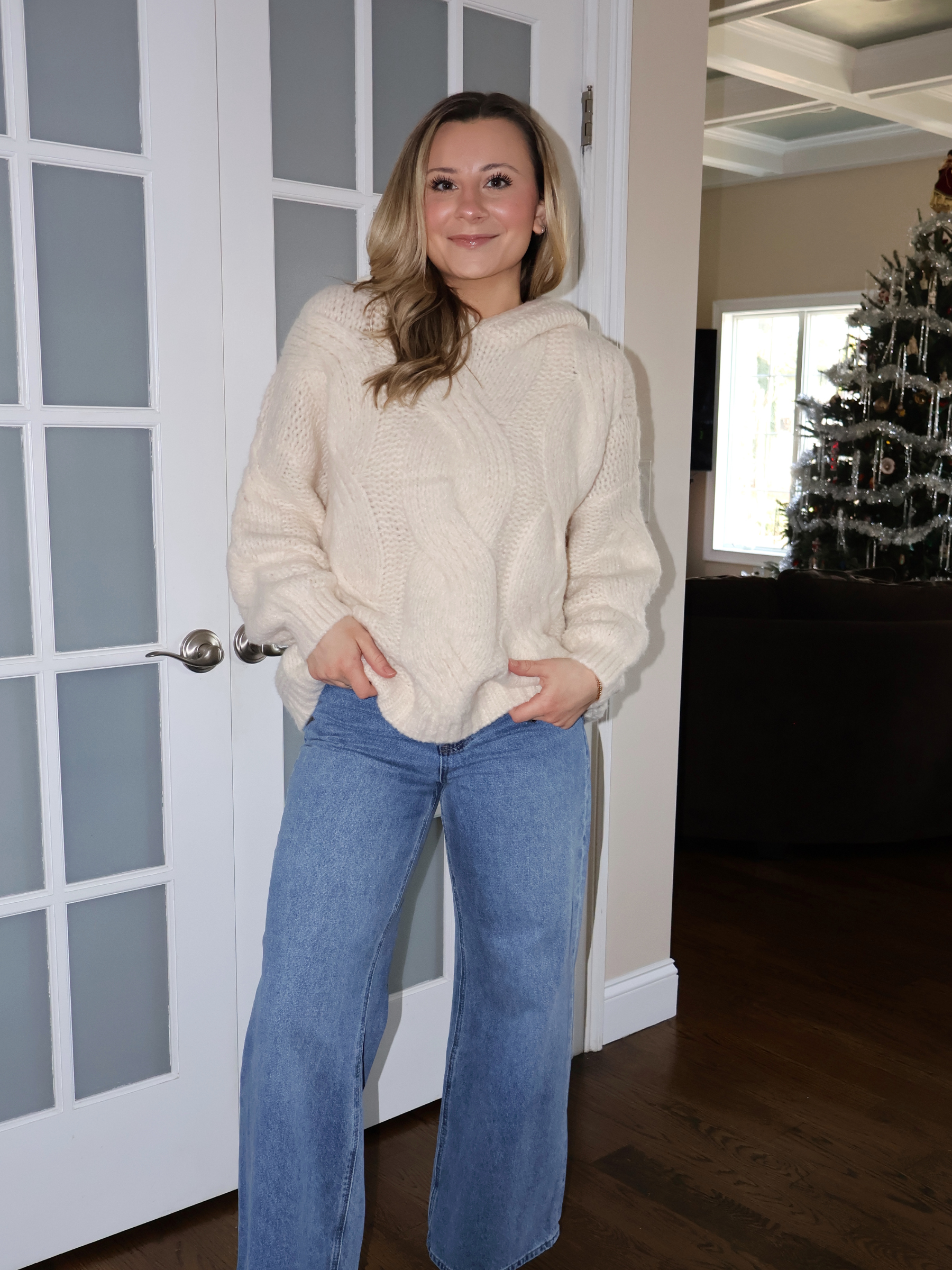 Ski Slopes Hooded Sweater