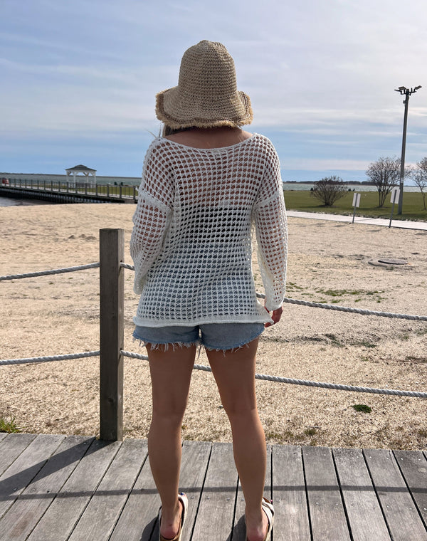Shoreline Crochet Top