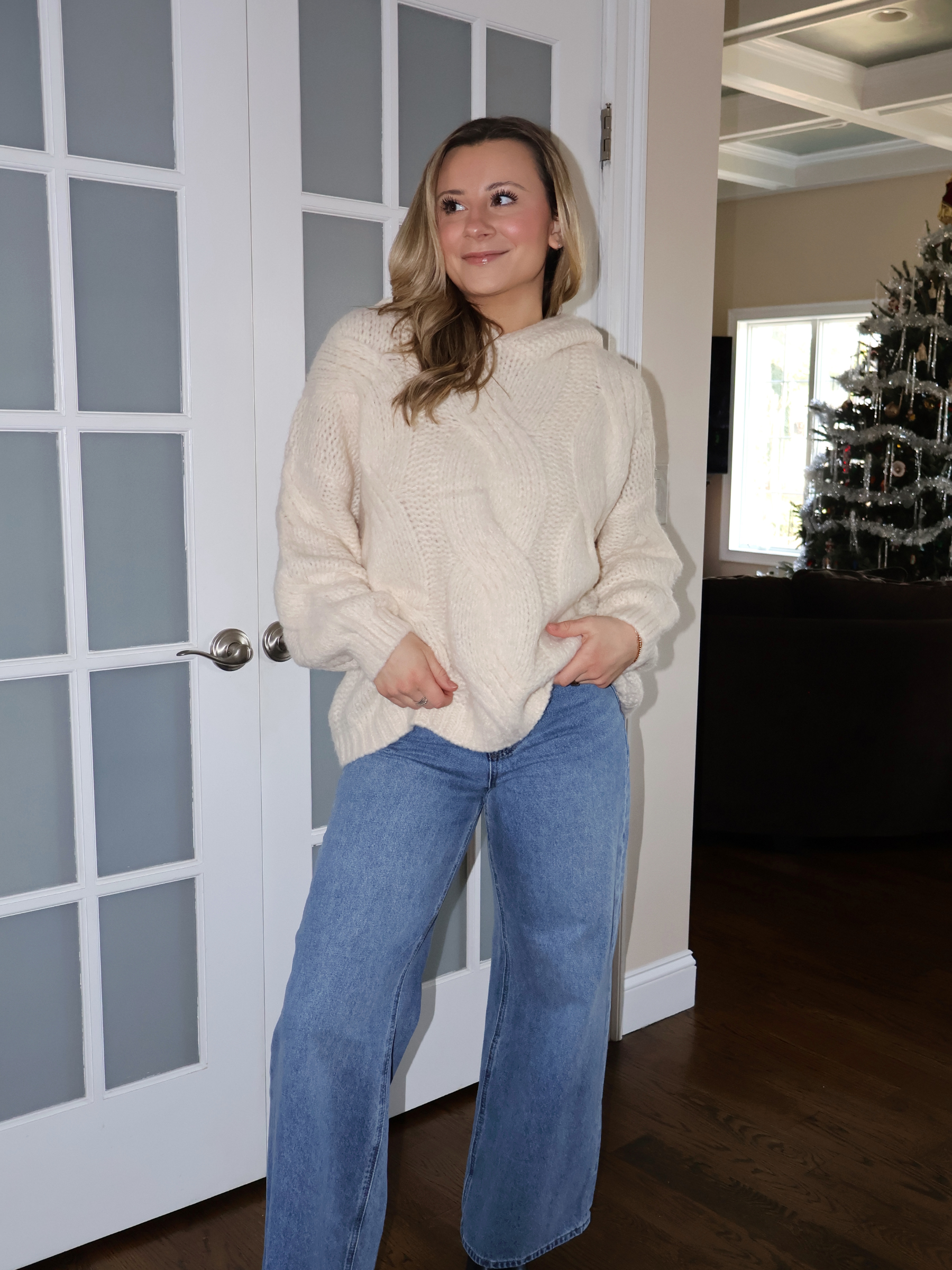 Ski Slopes Hooded Sweater