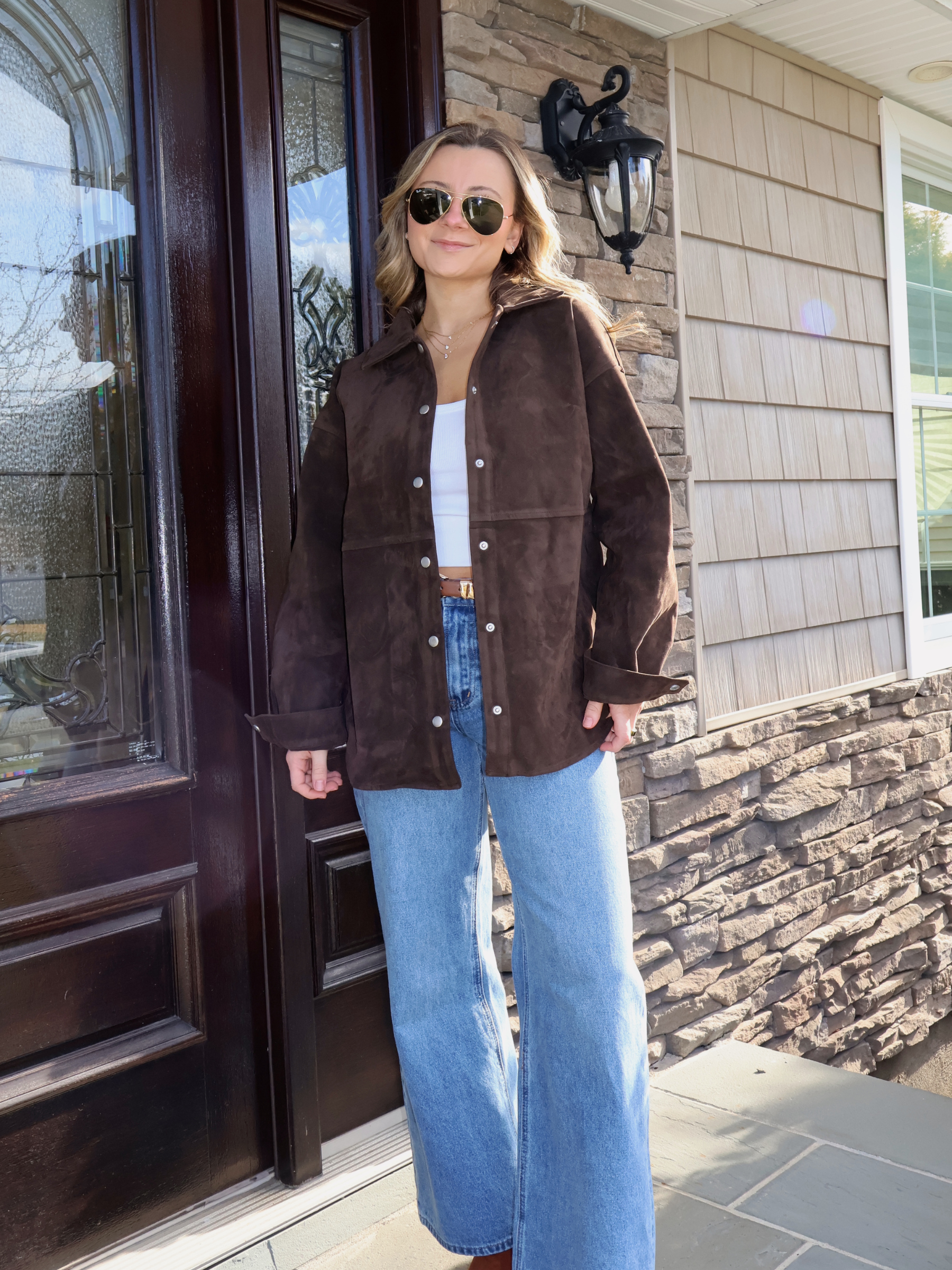 Bently Faux Suede Jacket