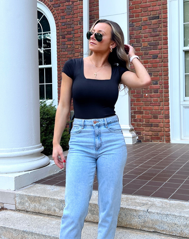 Kim Square Neck Bodysuit