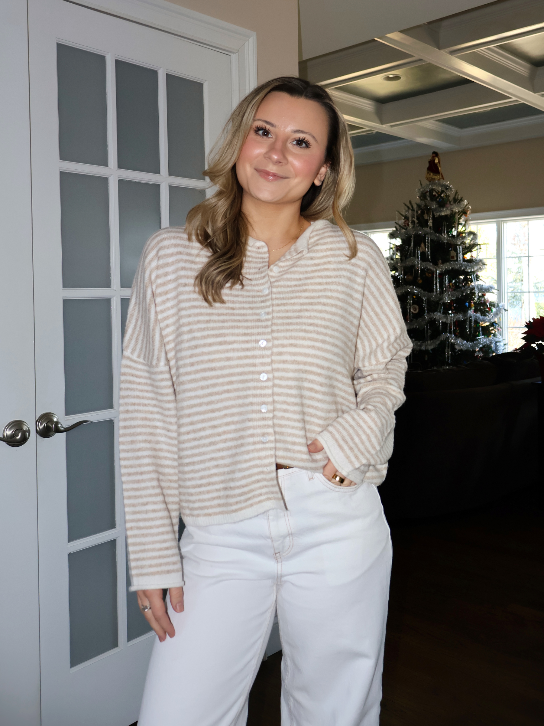 Millie Striped Cardigan