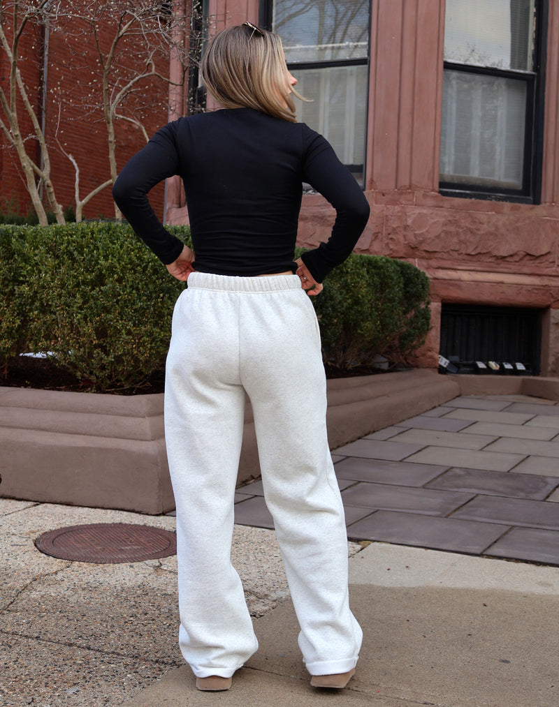 Cozy Nights Wide Leg Sweatpants