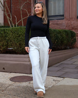 Cozy Nights Wide Leg Sweatpants