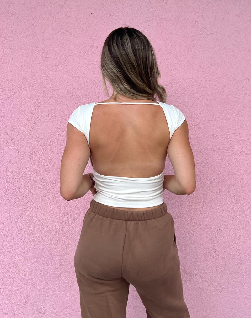Connie Open Back Top