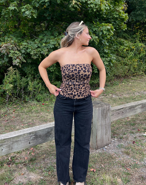 Logan Leopard Print Top