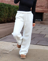 Cozy Nights Wide Leg Sweatpants