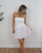 Positano Strapless Mini Dress