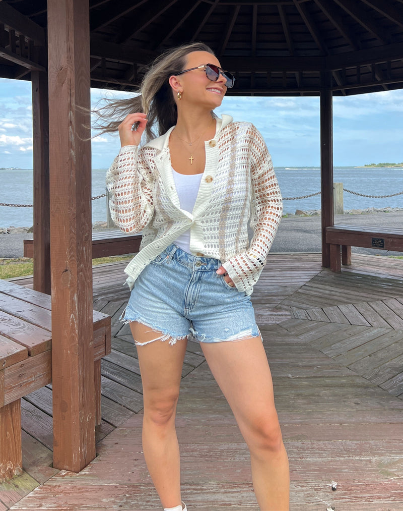 Down The Shore Crochet Cardigan