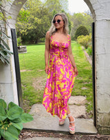 Hawaiian Sunsets Midi Dress