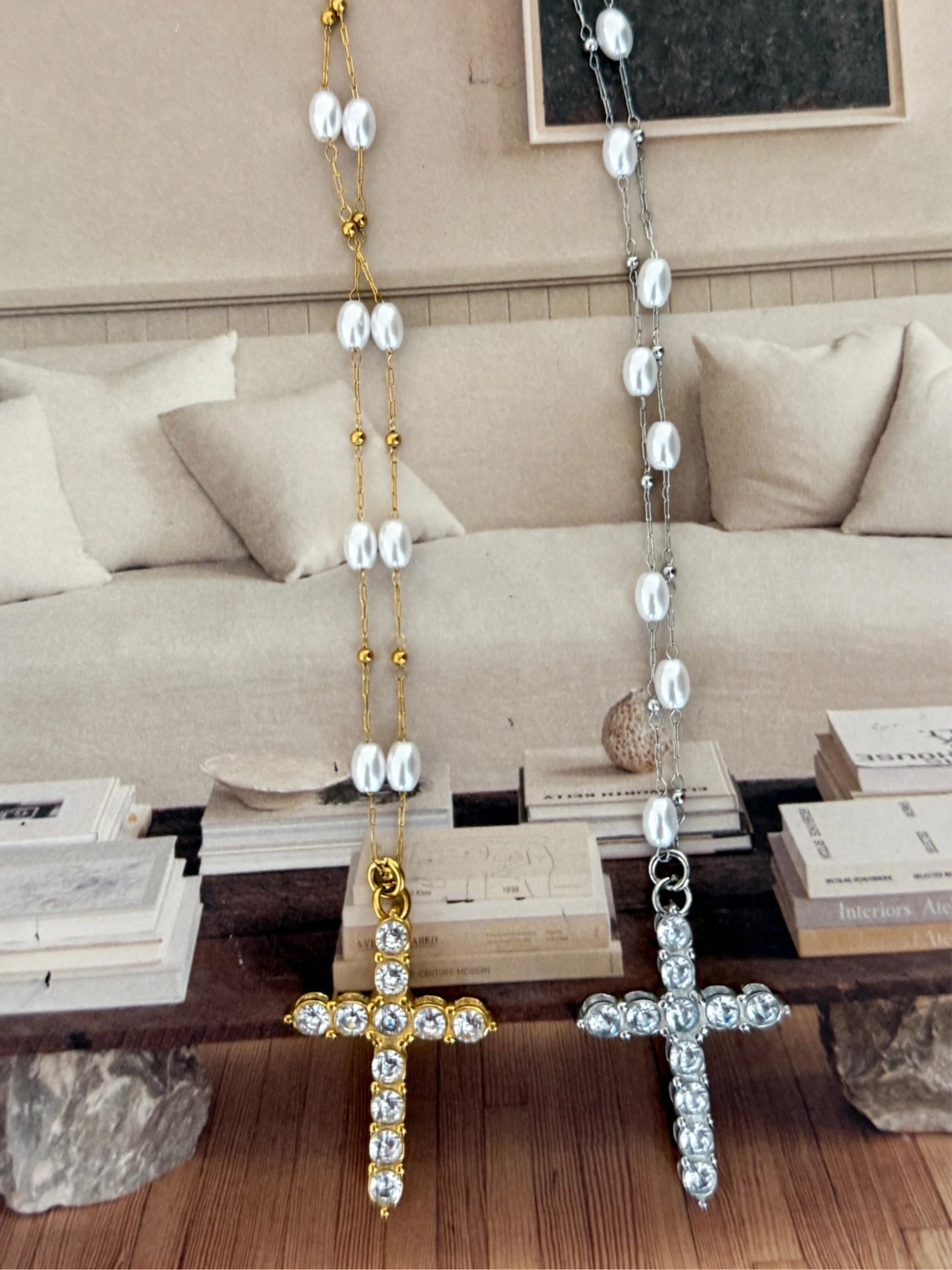 Remi Cross Necklace