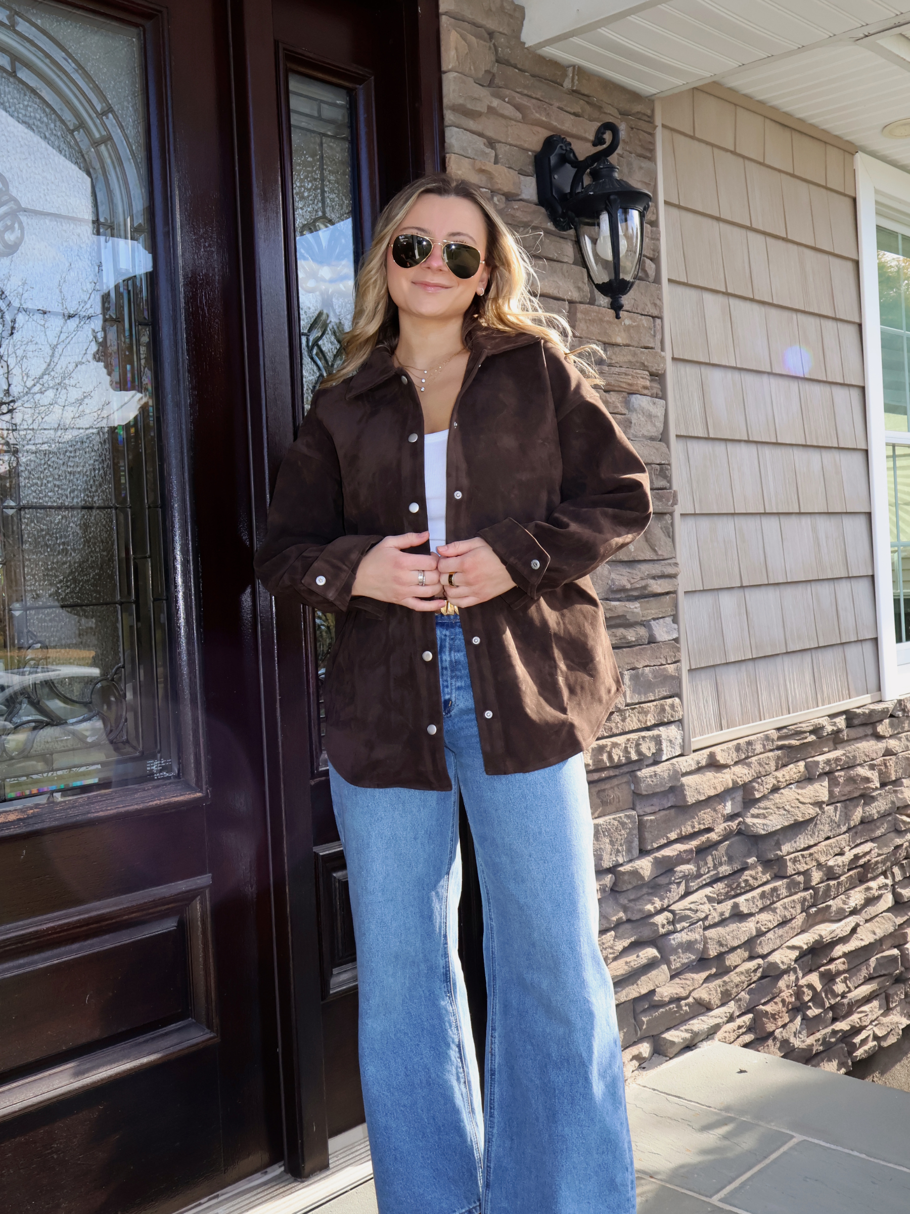 Bently Faux Suede Jacket